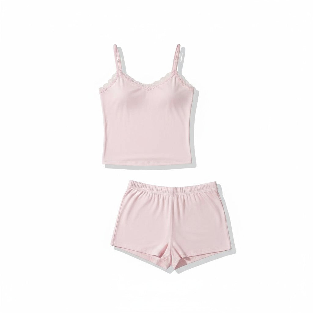 Ensemble Pyjama Débardeur & Short – Matin Doux