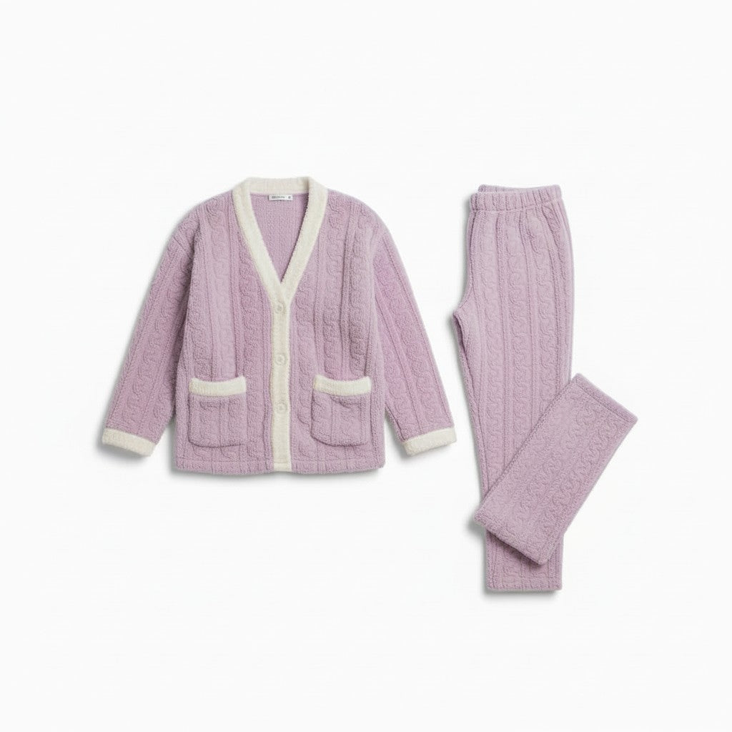 Ensemble Pyjama Femme Hiver polaire – Ultra Douillet