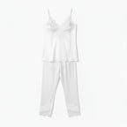 Ensemble Pyjama Satiné et Dentelle – Douce Séduction