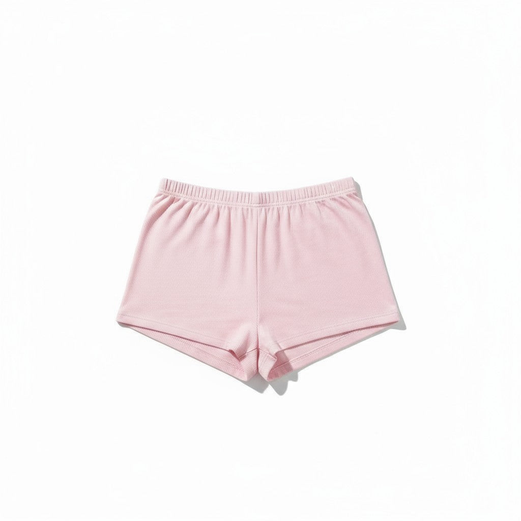 Ensemble Pyjama Manches Longues et Short – Sérénité Côtelée