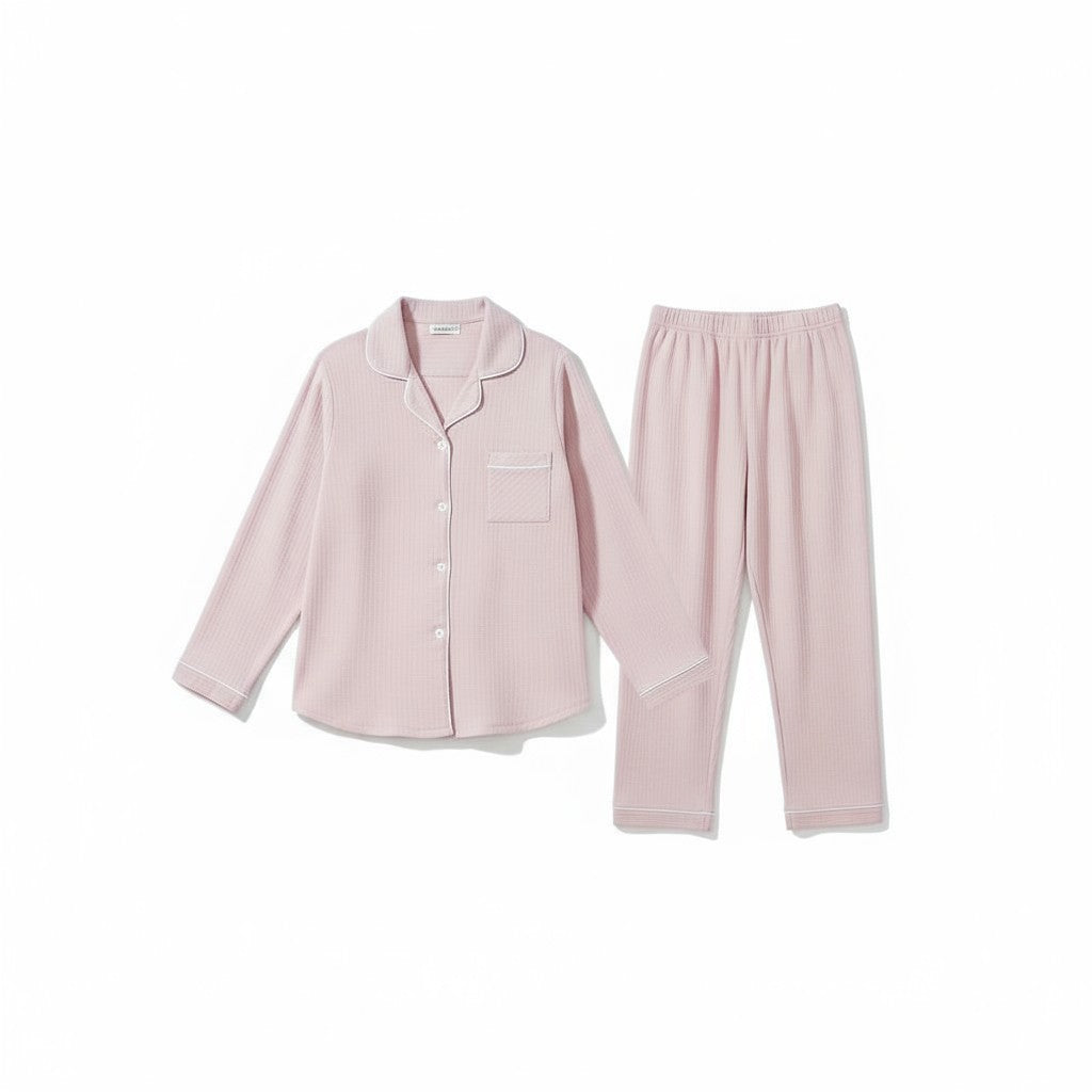 Ensemble Pyjama Long – Élégance Naturelle