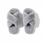 Chaussons en Fourrure Douce – Plume Douillette