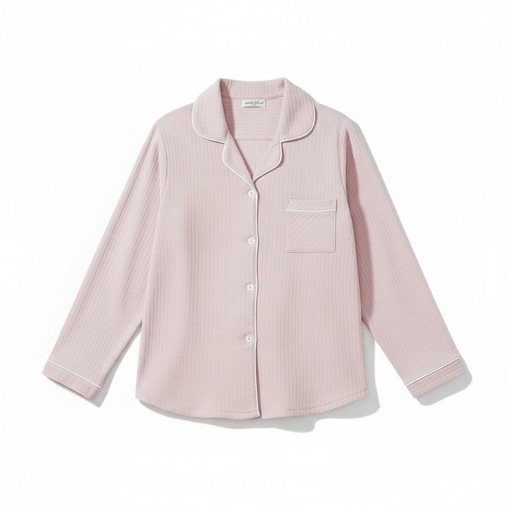 Ensemble Pyjama Long – Élégance Naturelle