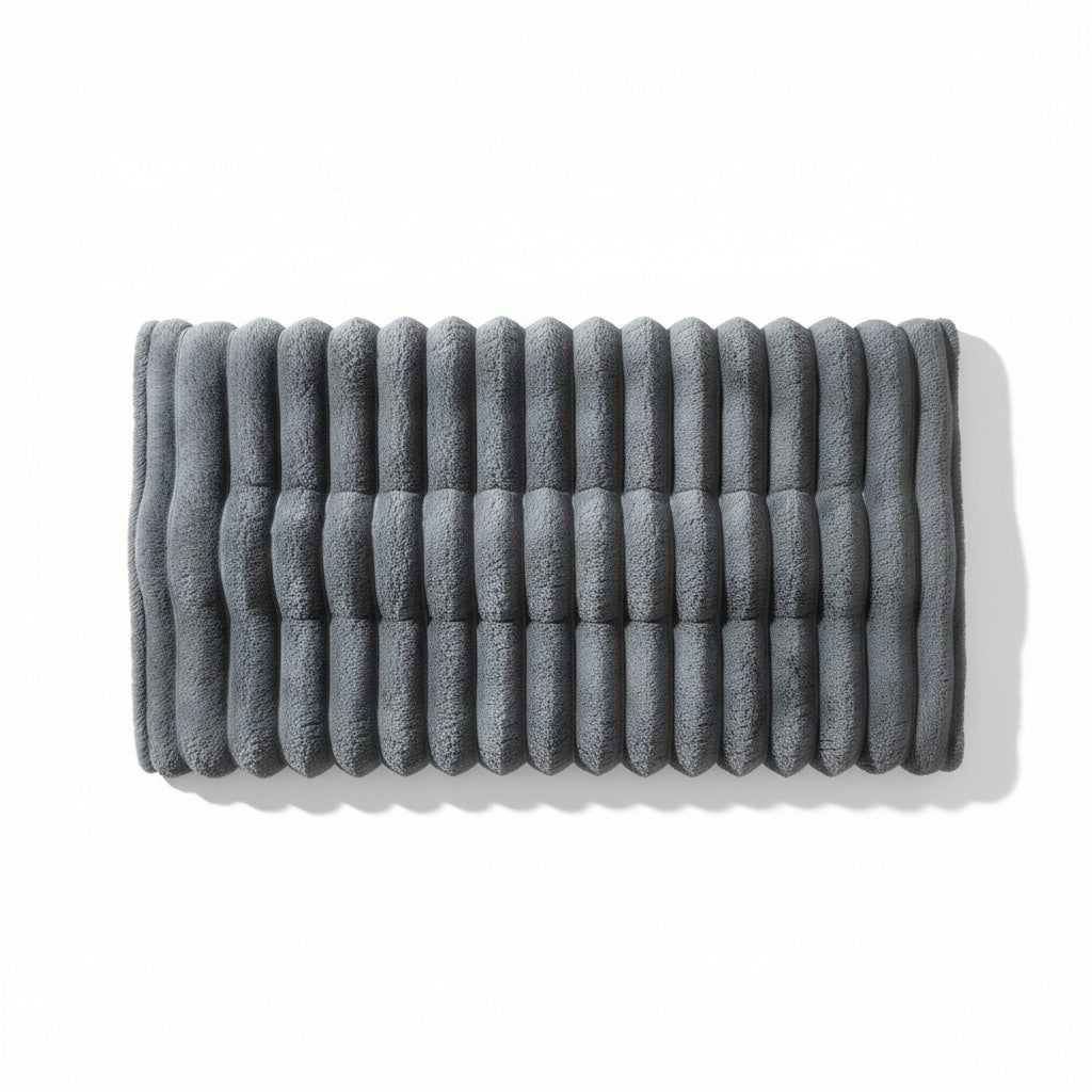 Couverture chaude en peluche épaisse – Plaid hiver ultra doux gris