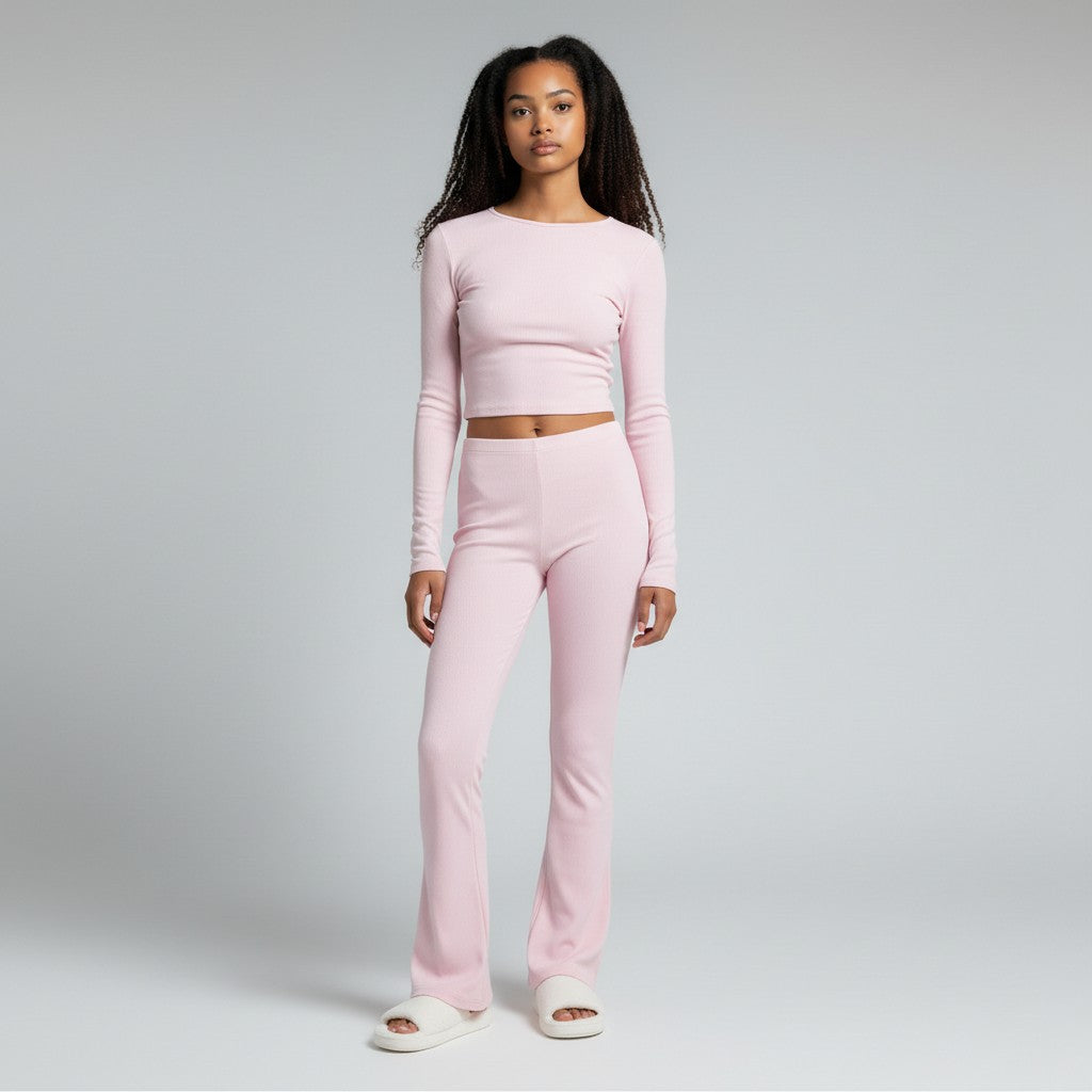 Ensemble Pyjama Manches Longues et Pantalon – Pure Élégance