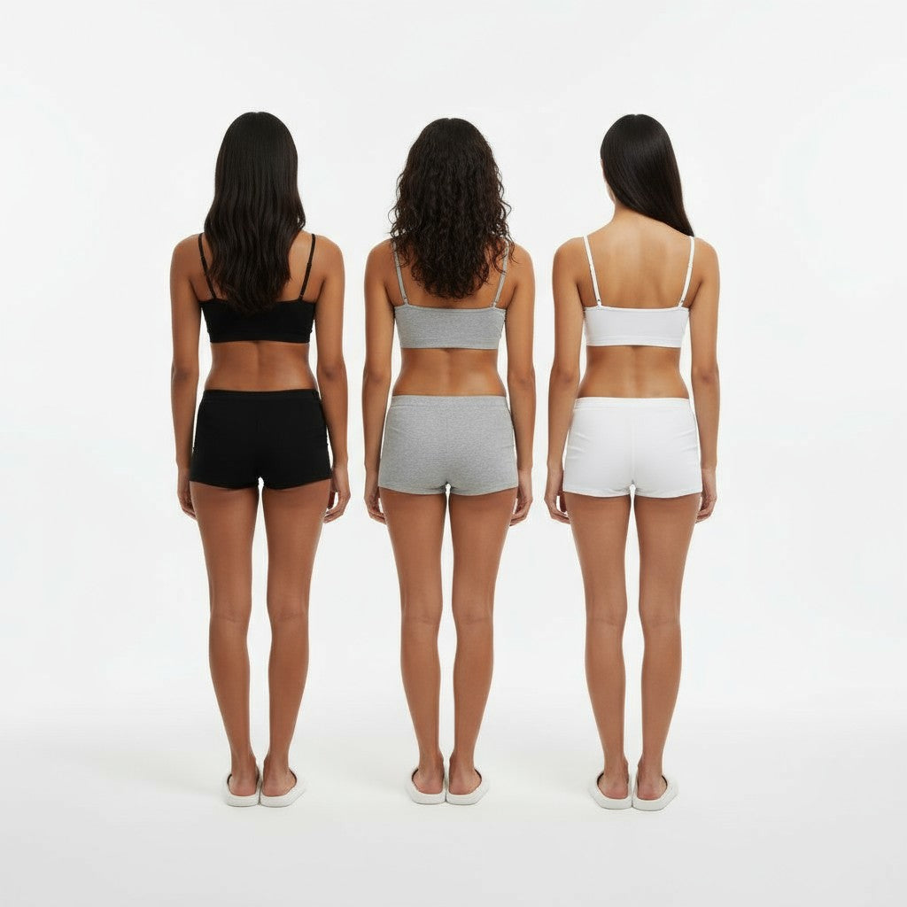 Brassières Bretelles Fines (Lot de 3) – Lingerie Libre