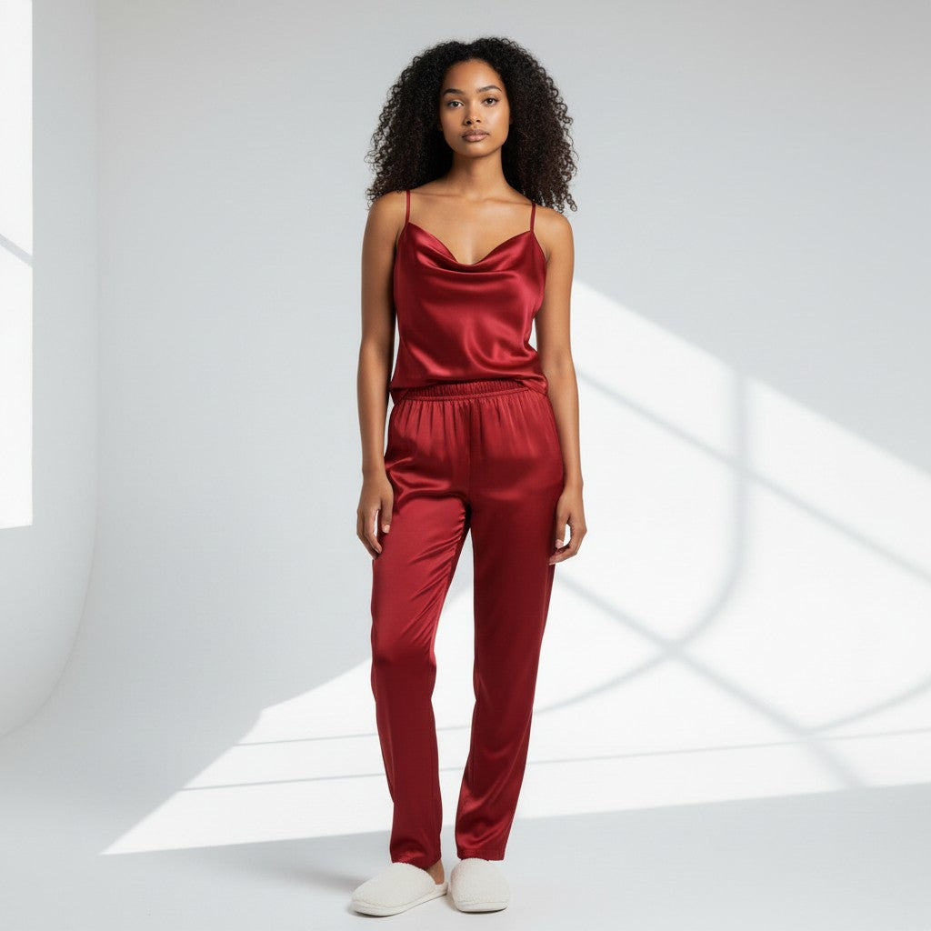 Ensemble Pyjama Satiné – Douce Séduction