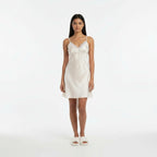 Ensemble Pyjama Satiné Robe Courte et Gilet – Éclat Léger