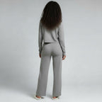 Trio Pyjama Doux Gilet, Débardeur et Pantalon – Signature Élégante