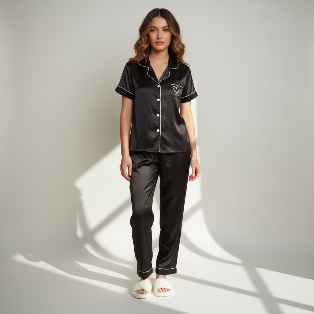 Ensemble Pyjama Satin Femme - Confort Chic