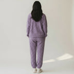 Ensemble Pyjama Polaire Manches Longues et Pantalon – Douce Étreinte