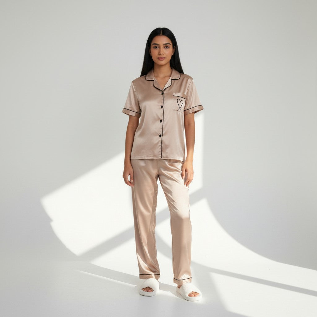 Ensemble Pyjama Satin Femme - Confort Chic
