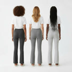 Pantalon Jambes Larges Taille Haute (Lot 3) – Luxe Décontracté