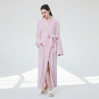 Peignoir Doux Long à Ceinture – Cocon Velours