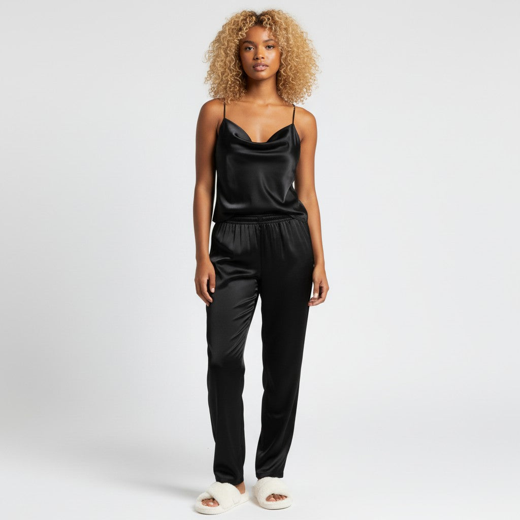 Ensemble Pyjama Satiné – Douce Séduction