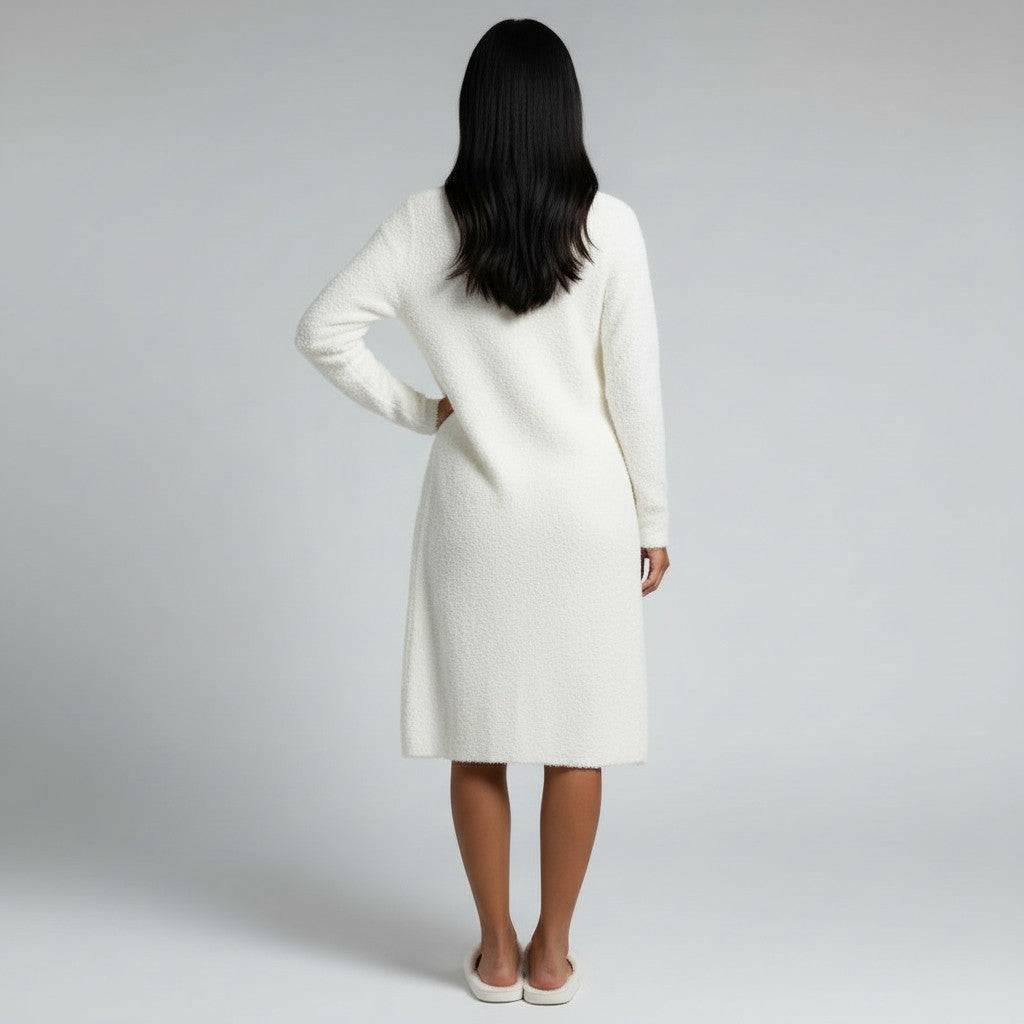 Ensemble Pyjama Robe Cocooning Chaude – Câlin Sucré