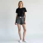 Short à Carreaux – Style Serein