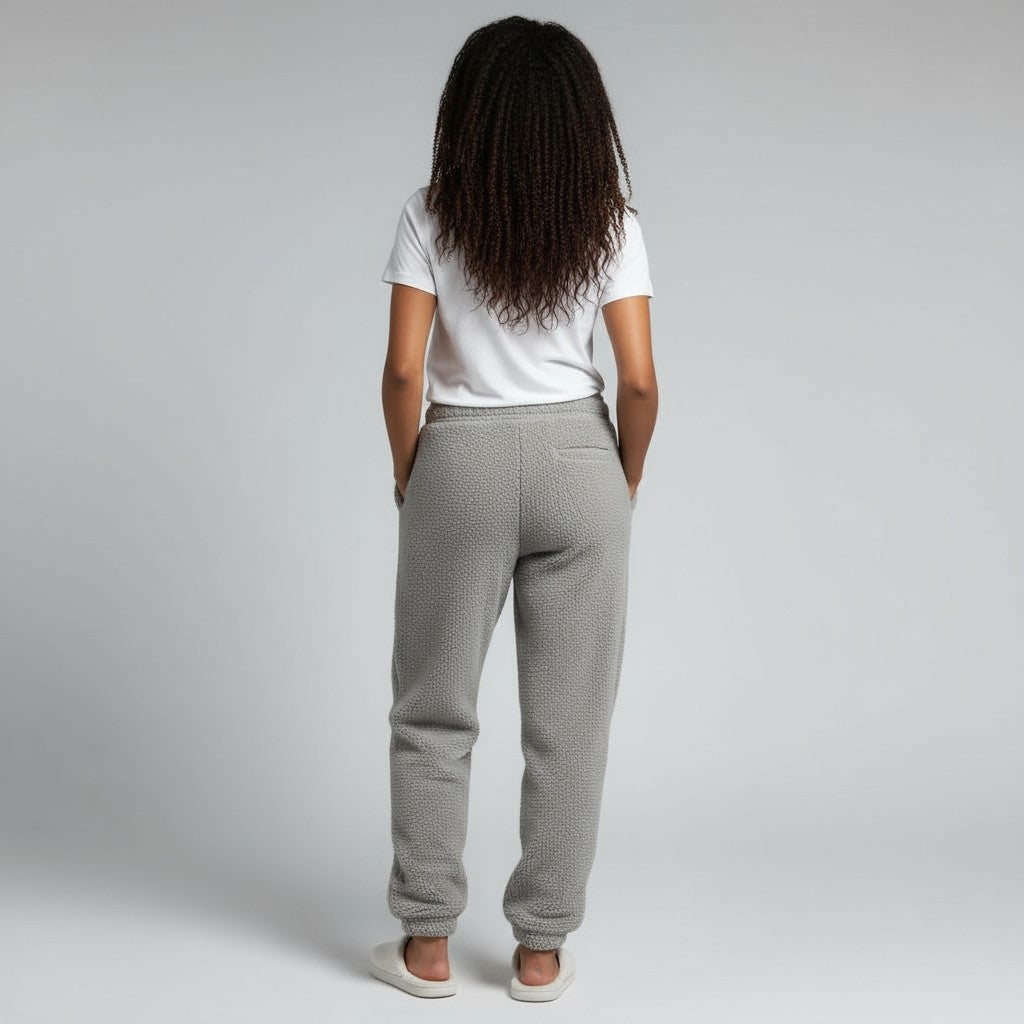 Pantalon Pyjama Polaire Duveteux – Brume d’Hiver