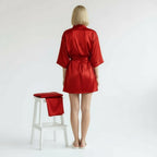 Ensemble Pyjama Quatuor Satiné Modulable – Éclat Complet