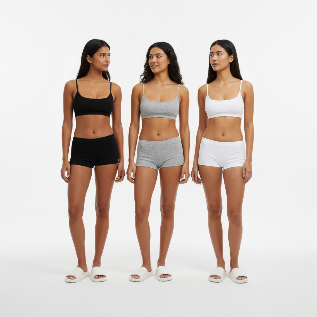 Brassières Bretelles Fines (Lot de 3) – Lingerie Libre