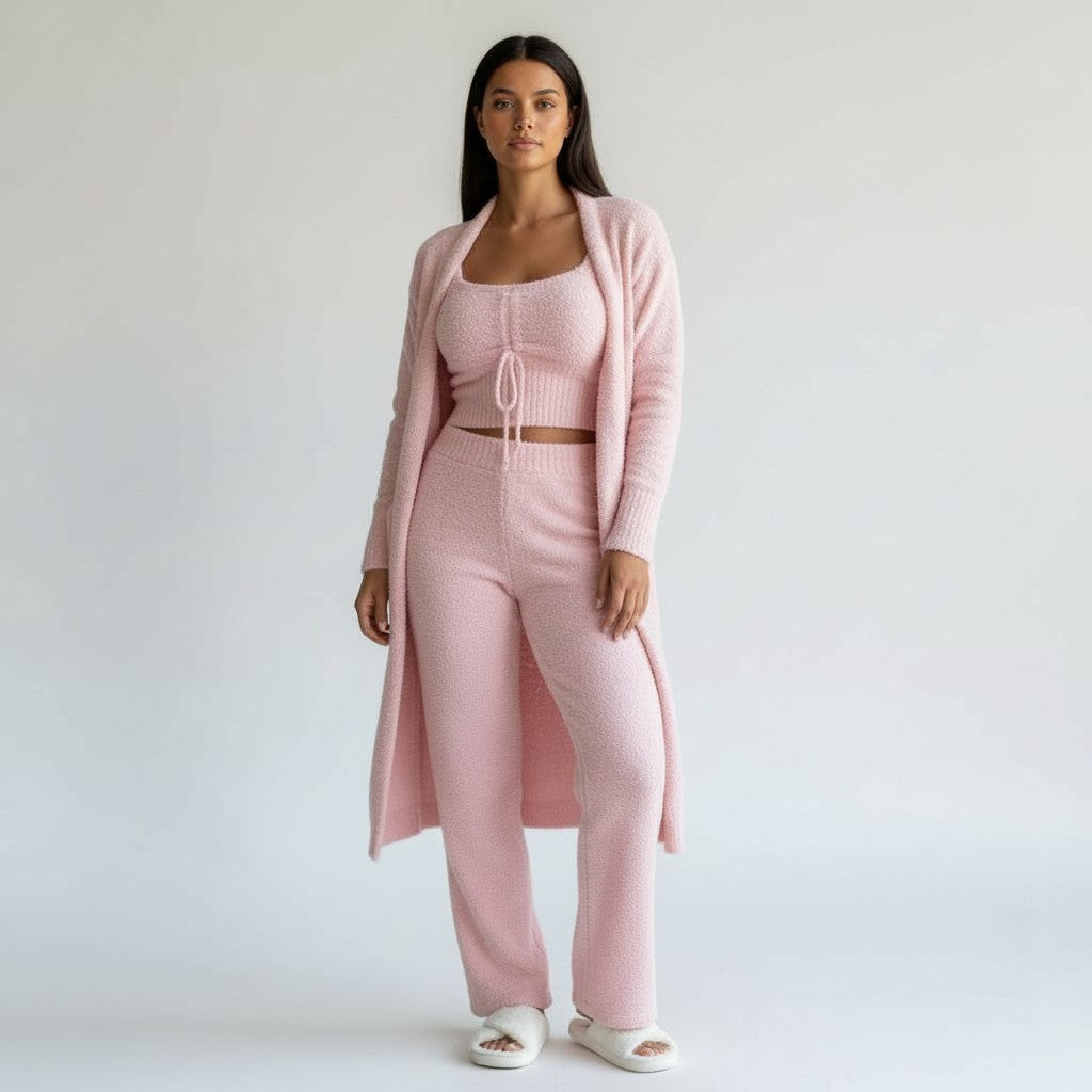 Ensemble Pyjama Femme 3 Pièces – Confort Quotidien