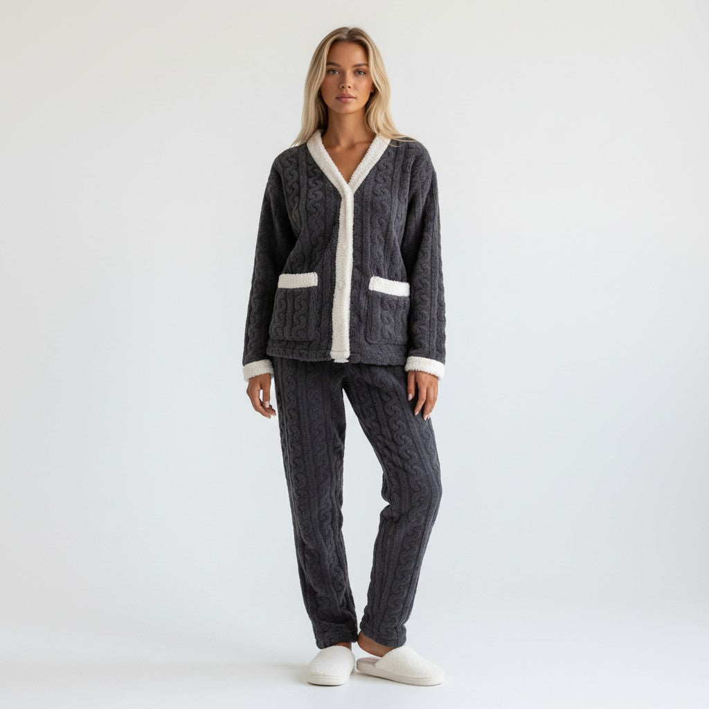 Ensemble Pyjama Femme Hiver polaire – Ultra Douillet