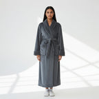 Peignoir Doux Long à Ceinture – Cocon Velours