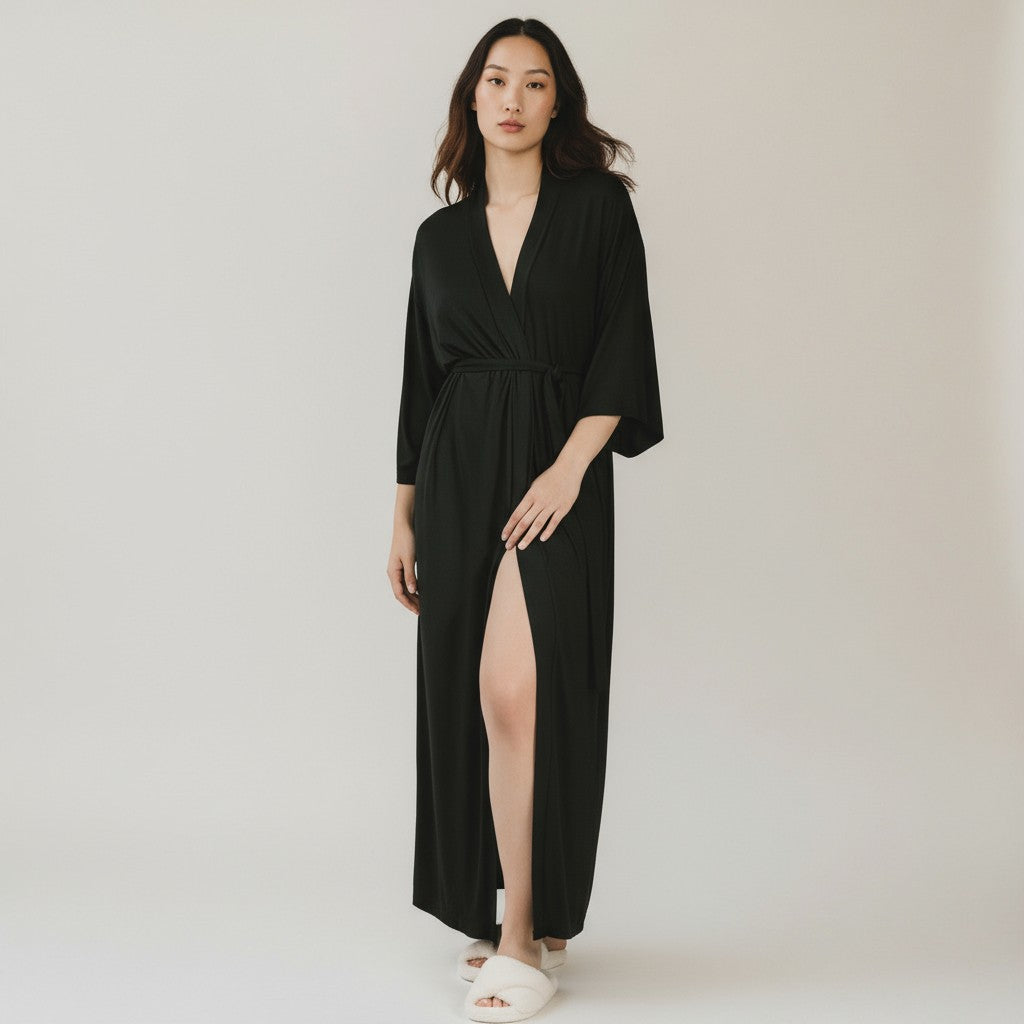Robe de Nuit Longue – Silhouette Douce