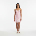 Ensemble Pyjama Satiné Robe Courte et Gilet – Éclat Léger