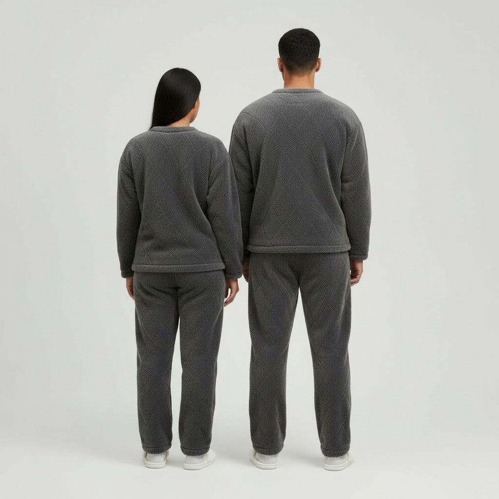Pyjama Couple en Polaire – Couple Cozy