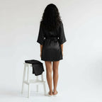 Ensemble Pyjama Quatuor Satiné Modulable – Éclat Complet