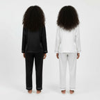 Ensemble Pyjama Chemise et Pantalon Satinés (Lot de 2) – Accord Satiné