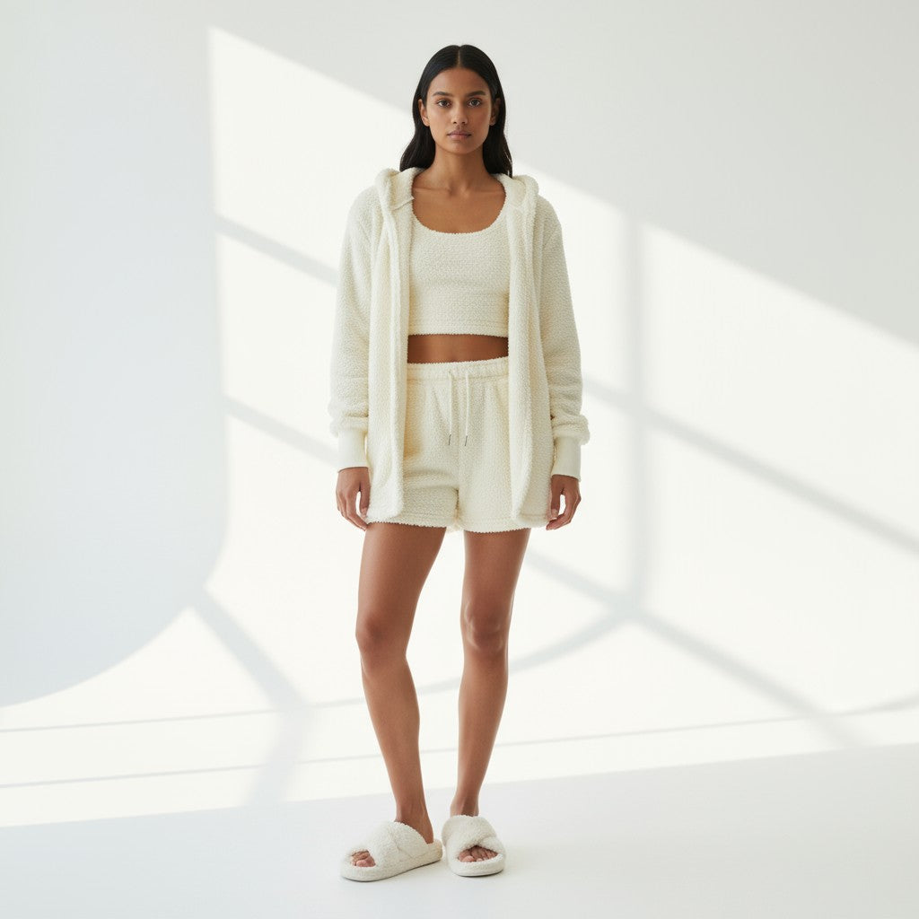 Ensemble Pyjama 3 Pièces – Douce Évasion