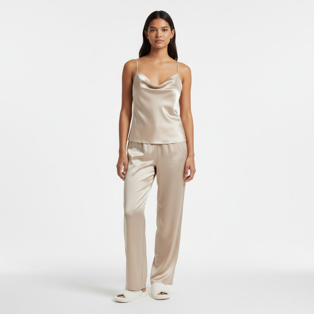 Ensemble Pyjama Satiné – Douce Séduction