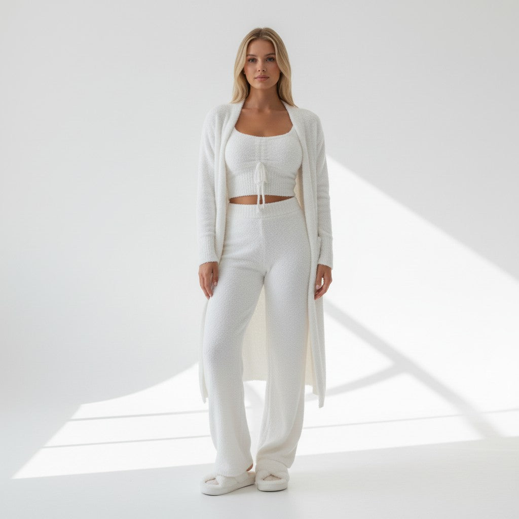 Ensemble Pyjama Femme 3 Pièces – Confort Quotidien