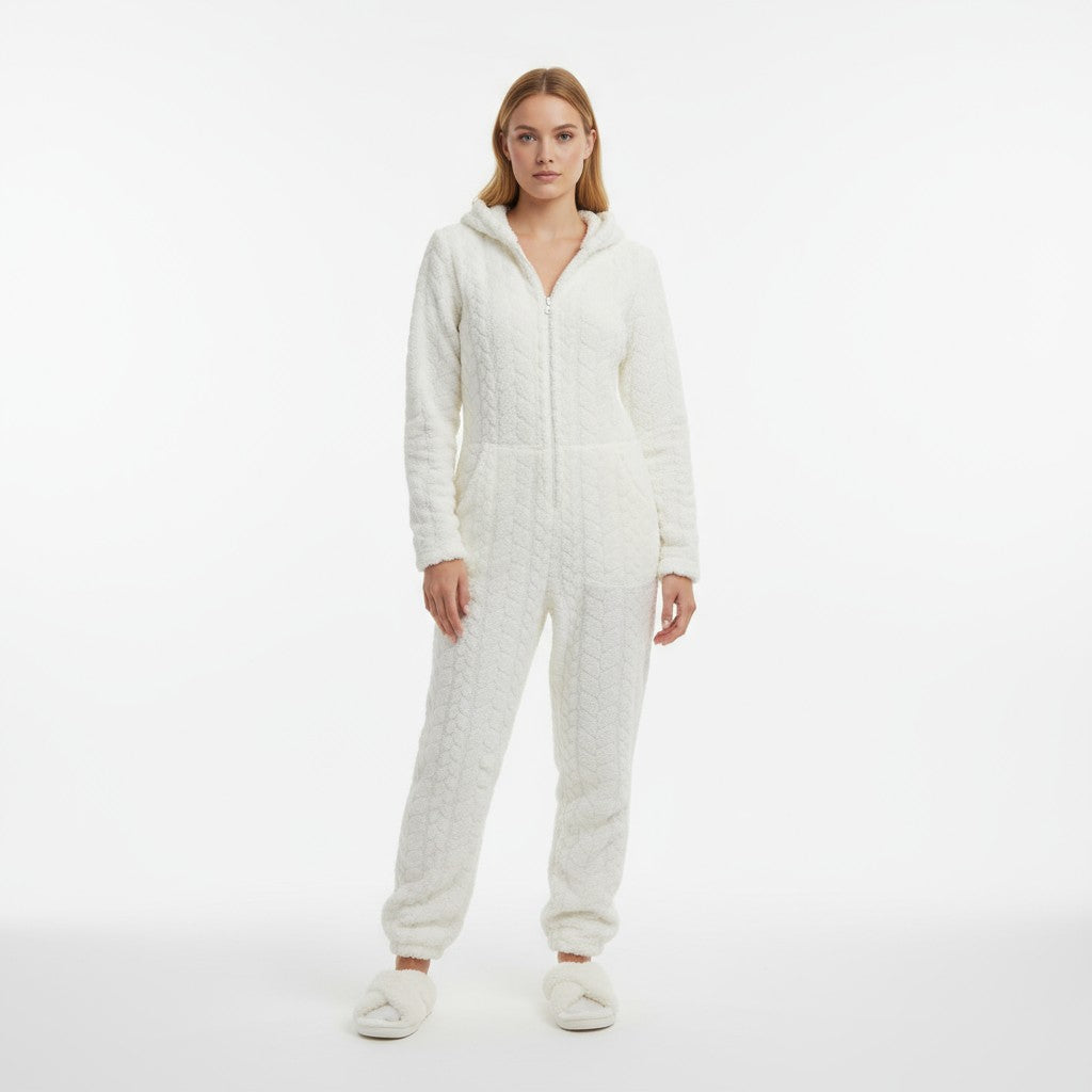 Combinaison Longue à Capuche – Détente Suprême